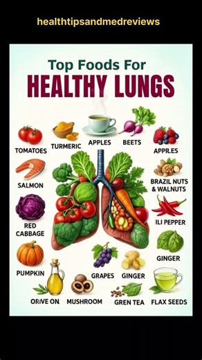 Top 10 Foods for Healthy Lungs | Natural Lung Detox Diet #lungresearch #lungdisease #gasproblems