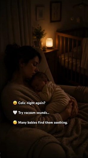 Vacuum Sounds for Colic Babies 😴 A Favorite Sleep Trick for Parents