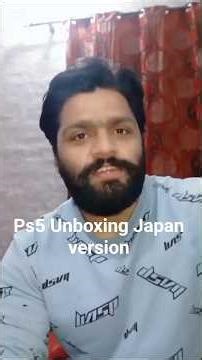 Ps5 disc japan version Unboxing
