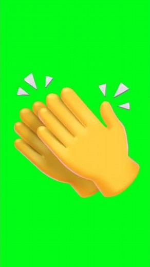 hand/ claps Icon Green screen effects #shorts