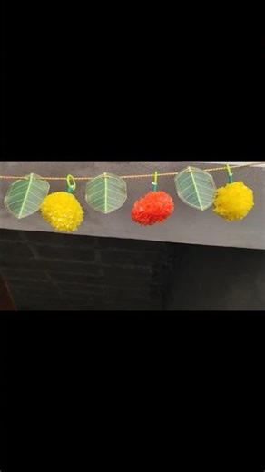 easy steps to make toran at home 🏡🏡🏡#diy#craft