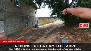 🟥 #URGENT❗ Droit de réponse de la famille FABRE 🇬🇦 🎥 Réponse et explications de la famille #FABRE sur l'affaire du droit de #servitude (passage) prétendument refusé aux voisins du quartier, selon certains habitants d'#igoumié zone #Économa. ANUTTC - Agence Nationale d'Urbanisme, Travaux Topographiques et Cadastre By ▶️ La Télé Mobile 📞 077 56 44 35 WhatsApp Pour nous joindre ⚫🇬🇦 | La Télé Mobile
