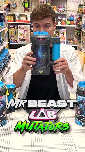 Ever wanted to create a super-powered panther? 🐾⚡️ Now you can with Mr Beast Lab Mutators—first launching at Toys