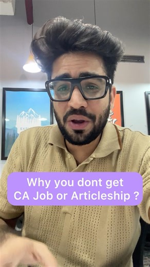 Why you don’t get call for interview as CA or CA Article