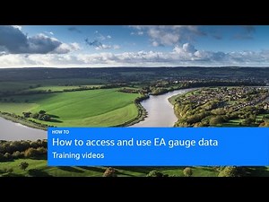 How to access Environment Agency gauge data and use it within a 1D river model