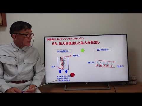 NO.58：先入れ後出しと先入れ先出し／伊藤秀のカイゼンワンポイントレッスン