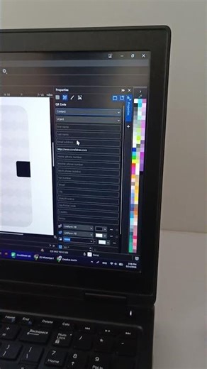 how to create any type of QR code in Coreldraw #coreldraw #tutorial