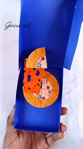 how to make paper pizza 🍕🍕🍕🍕🍕#diy#craft #papercraft #paperdiy #art #sanrio #kawaiibox