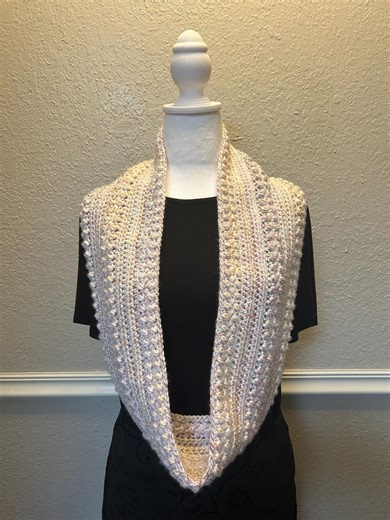 Handmade Crochet Infinity Loop Scarf - Etsy