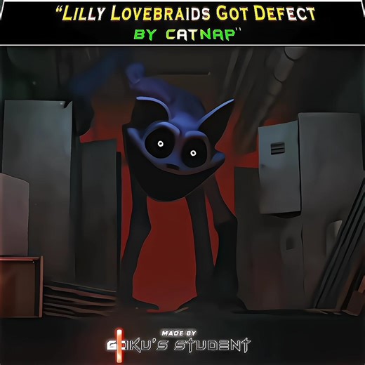 Lilly Lovebraids fought catnap 🗿🔥 #poppyplaytime #catnap #shorts