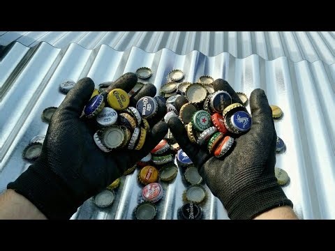 Why most people don't know this method? Use bottle caps for your roof and you'll thank me