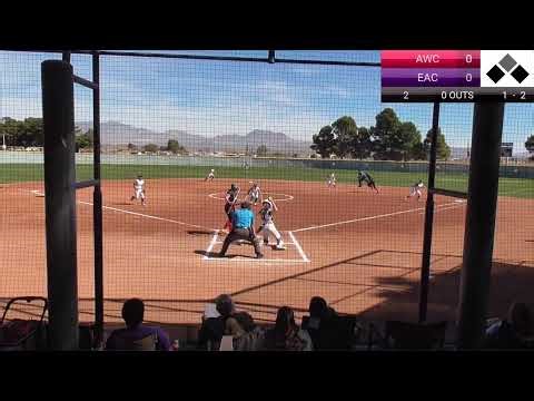 EAC Softball vs AWC Game 1