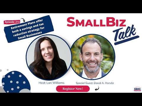 SmallBiz Talk: Retirement Plans w/David A. Horvitz