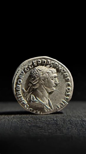 TRAJAN Roman Silver Denarius RIC 292 #coin #numismatics #silver #coincollecting #romanempire