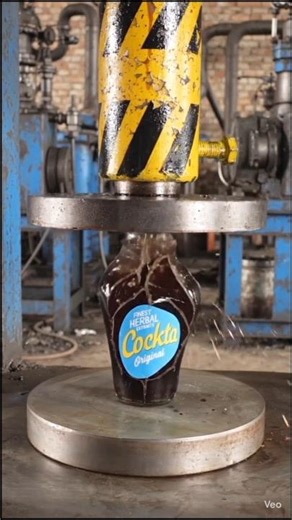 Hydraulic Press vs Pineapple Can & Glass Bottle 😱 Satisfying Crush Test!