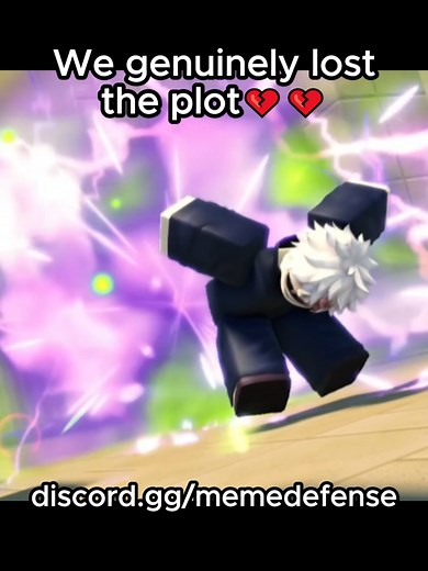 We lost the plot 💔💔 #fyp #robloxfyp #memedefense #towerdefense #funny #animation