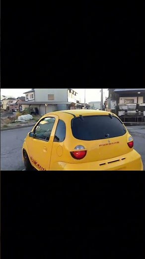 ポルシェのエンブレム⁉️スズキ・ツイン カスタムカー #shorts #カスタムカー #改造車 #スズキ #ツイン