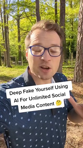 Here's how to deep fake yourself using artificial intelligence to create UNLIMITED social media content! 🤯 #artificialintelligence #deepfake #websites #socialmedia | Austin Armstrong