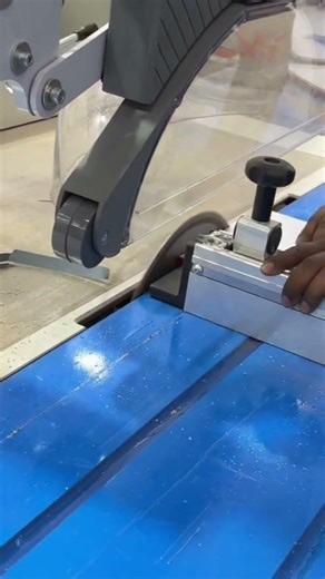 Heavy duty panel saw with touch screen #indiawood