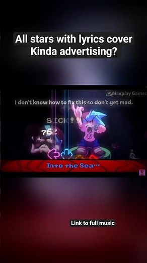 All stars with lyrics cover part 2! #fnf #mariosmadnessv2 #mario #lyrics