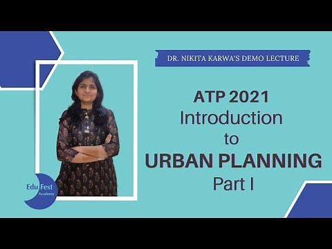 ATP 2021 Urban Planning (Demo Lecture 1)