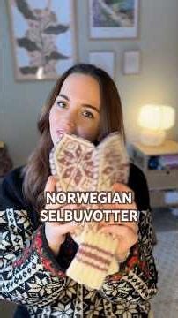 Norwegian Selbu mittens 🇳🇴 #norway #norwegianculture #scandinavia