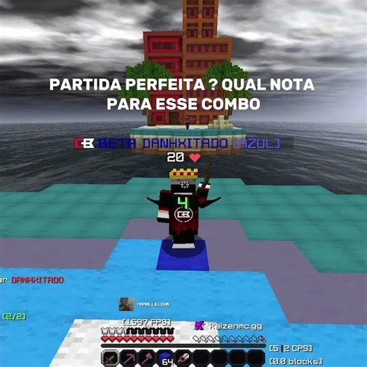 Partida Perfeita? Qual nota para esse combo #minecraft