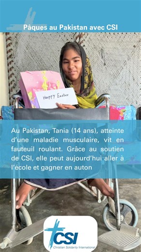 Pakistan: Grâce au soutien de CSI, elle peut aujourd’hui aller à l’école