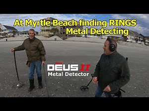 At Myrtle Beach finding RINGS Metal Detecting