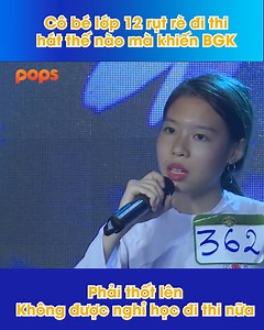 610K views · 1.8K reactions | Cô bé lớp 12 rụt rè đi thi BGK thốt lên "Không được nghỉ học đi thi nữa" © Bản quyền của video này thuộc về Truyền Hình Đồng Tháp - đối tác POPS. © The copyright of this video belongs to Truyền Hình Đồng Tháp - a POPS partner. #POPS #KenhHaiViet #TruyenhinhDongThap #Taitumietvuon #No videoid:1JTRrHAcC3k | Kênh Hài Việt | Facebook