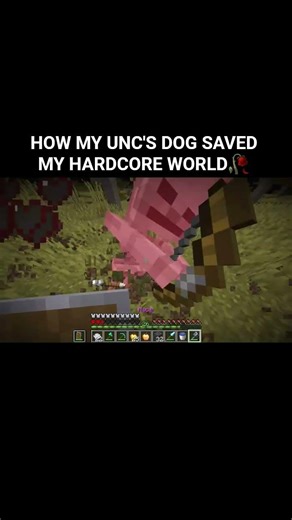 MY UNC ASKING=WHT DA DOG DOIN!?!? #minecraft#gaming