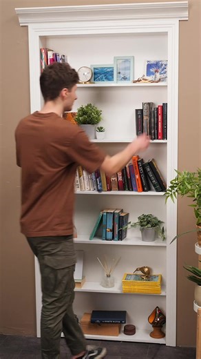 This Book Opens a Secret Door | Crafty Panda