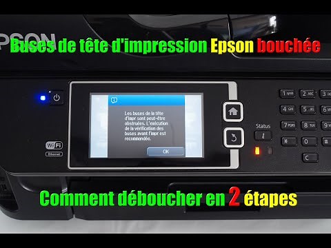 Buses de tête d'impression Epson bouchée ,Comment déboucher en deux étapes. Partie 1 de 2