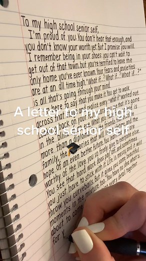 Letter to High School Senior Self on Graduation Day