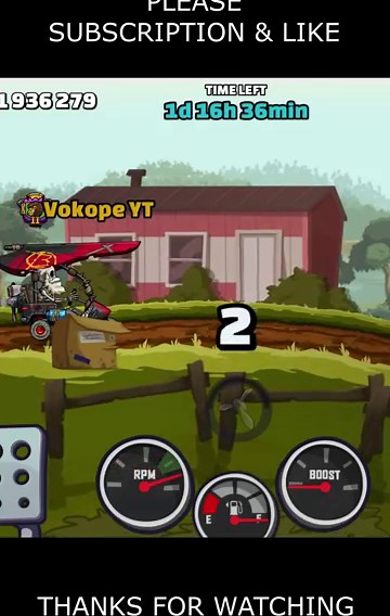 😎 Easy 15000 With Glider 😎 (Skip It Good) - Hill Climb Racing 2 #shorts #hcr2