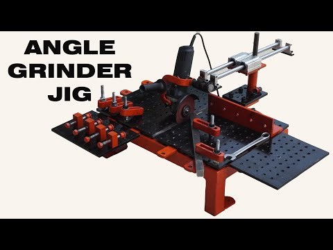 Awesome! Angle Grinder Sliding Jig with clamping Fixture / Only a Few People know about this tool!