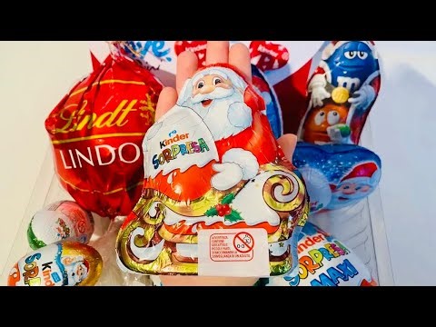 Christmas Kinder Surprise ASMR Unboxing