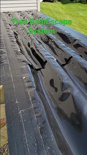 Trex RainEscape System Instalation #trex #Rainescape #deck