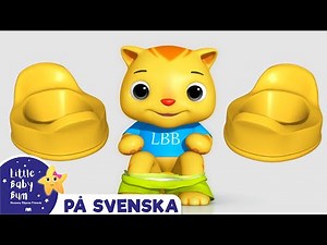Pottasången | Little Baby Bum - Svenska | Swedish Cartoons for Kids | Barnvisor