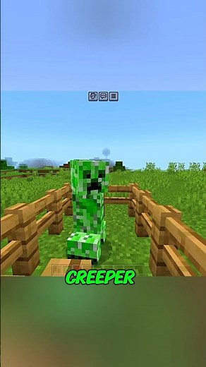 Creeper is Blind?! 👁️❌ Minecraft Mystery Explained! #minecraft #shorts