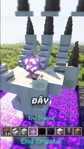 CÁCH XÂY BÀN TAY KHÔNG LỒ CHỒI LÊN TỪ CỔNG KHÔNG GIAN TRONG MINECRAFT !