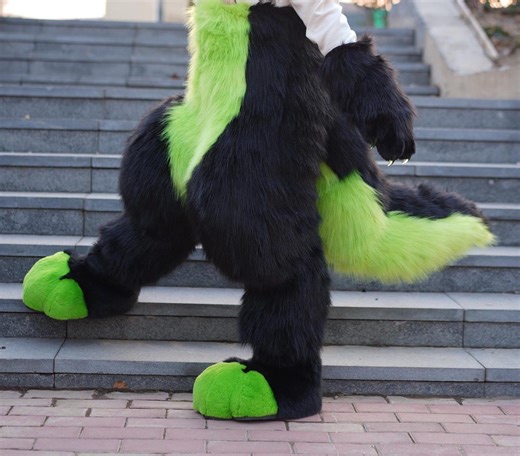 Full Fursuit Pants | Legs With Tail, Hand Feet Paws | Animal-themed Event Fursona Costume Accessories |furry Cosplay Suit - Etsy