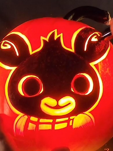 Okay, who's ready for a Halloween Bing pumpkin party? 🎃 #BingBunny #Pumpkin #Halloween #HappyHalloween #Cool