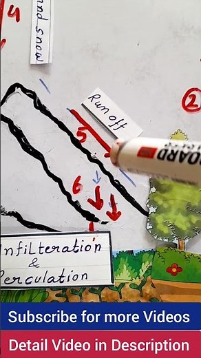 Water Cycle EASY Diagram and Explained