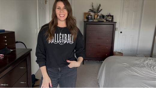 Watch Super cute volleyball sweatshirt! on Amazon Live