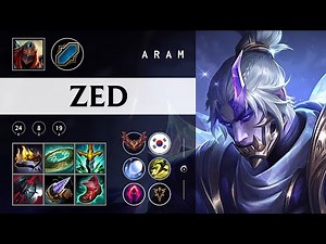 Zed ARAM - KR Grandmaster Patch 25.22