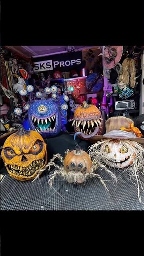 Halloween Pumpkin Projects - Spooky Crafts #halloween #pumpkincarving #pumpkin #halloweencrafts