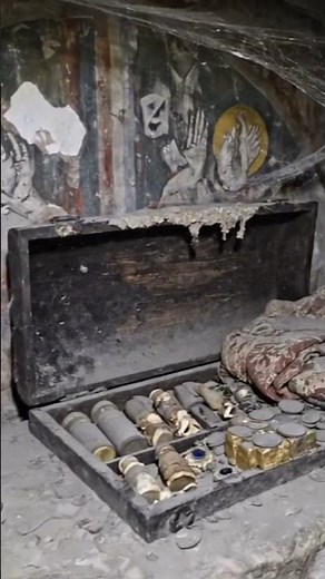 Inside a Sealed Medieval Church Treasure Room Lost for 600 Years #metaldetector #ancientrelics