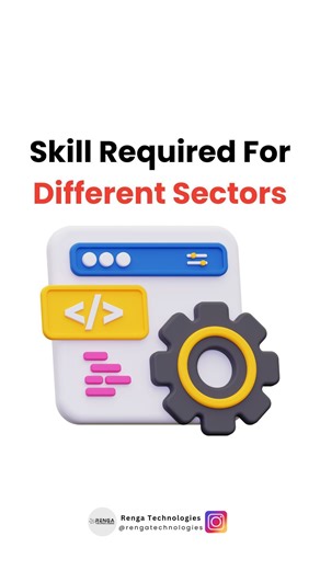 Renga Technologies on Instagram: "🌟 Explore Essential Skills for Various Sectors! 💼🚀 . Discover the key skills needed for success in different sectors such as technology, healthcare, finance, marketing, and more. Save this post for insights into tailoring your skillset to match your desired career path. Follow @rengatechnologies for more #rengatechnologies #html #css #javascript #java #linux #skills #careeradvice #skills #swift #C++ #C #nodejs #technology #javascripts #py