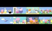 Mix of 8 videos from youtube : Peppa Pig Season 3 Episodes 30 to 37